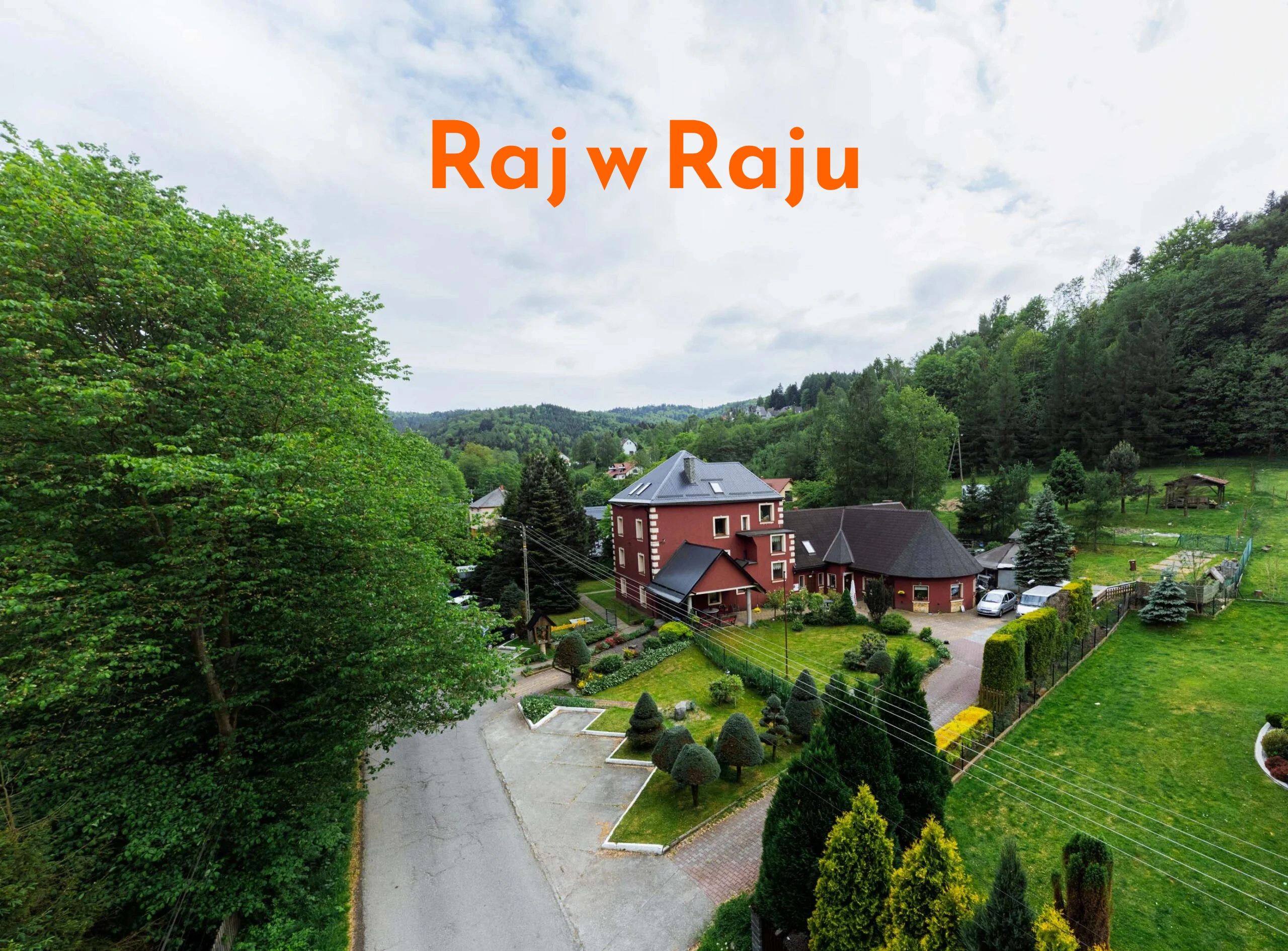 Widok Miodowego Raju z drona